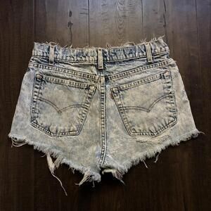 Vintage Levi Distressed Cut Off Festival Shorts 540 560 550 501 30"